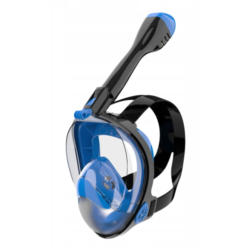 Maska pełnotwarzowa POINT Blue L/XL – panoramiczne 180° pole widzenia, system AntiFog i DryTop